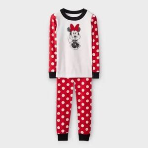 Hanna Andersson Disney Minnie Mouse Pajama Set Sz 120cm